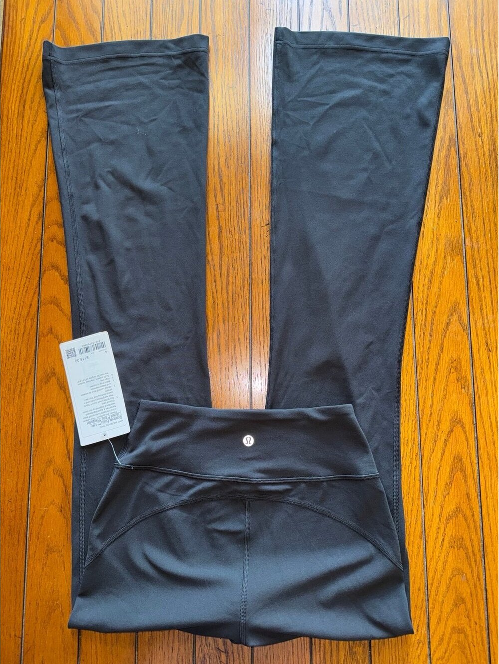 Lululemon Groove NULU Flared Pant High Rise 32.5” Regular, Black Size 4 NWT